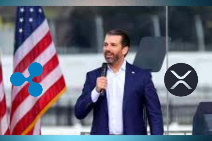 Donald Trump Jr. Follows Ripple On X. A greenlight For Ripple and XRP?